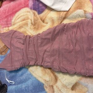 B. Smart Blush Dress with Shimmer Details